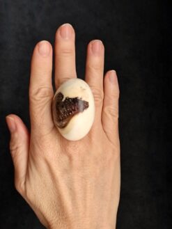 Alternative view of Vegan Ivory Ring - Size 7.5