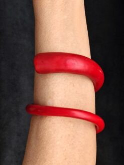 Red Snake Cuff - Size M - L