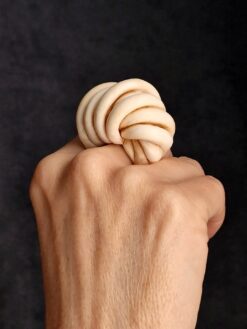 Alternative view of Vegan Ivory Sculptured Ring - Size 7.5